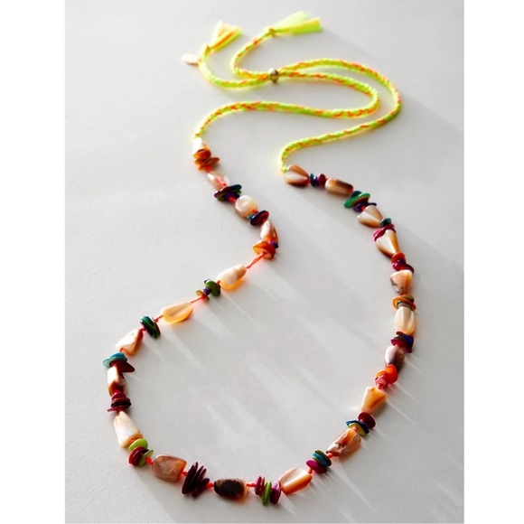 NWT Free People At The Market long Necklace - Picture 4 of 8